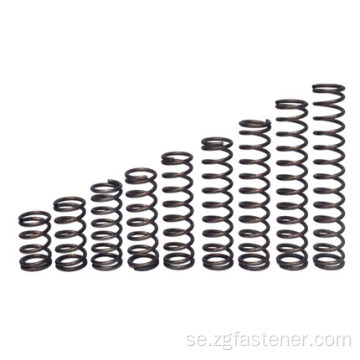 Svart oxidbeläggning cylindrisk spiralkomprimering